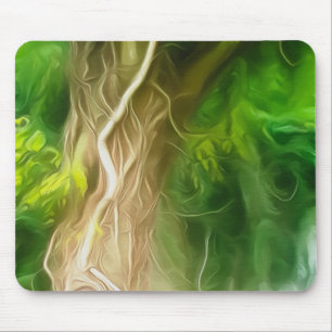Alfombrilla De Ratón Mousepad Dream Light Green Tree