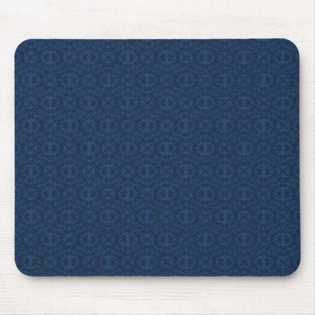Alfombrilla De Ratón Mousepad dulce y danés, azul real (Frente)