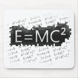 Alfombrilla De Ratón Mousepad E=mc2