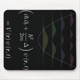 Alfombrilla De Ratón mousepad, ecuación Schrodinger, potencial armóni