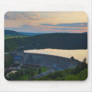 Alfombrilla De Ratón Mousepad Edersee Staumauer Sonnenuntergang