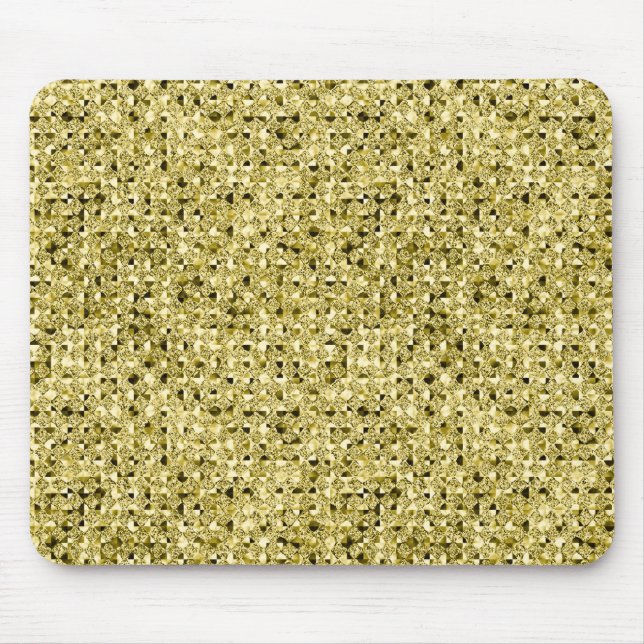 Alfombrilla De Ratón mousepad, efecto secuencial de oro (Frente)