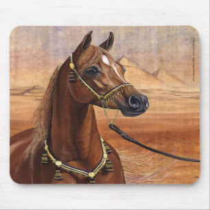Alfombrilla De Ratón Mousepad egipcio del caballo de princesa Arabian