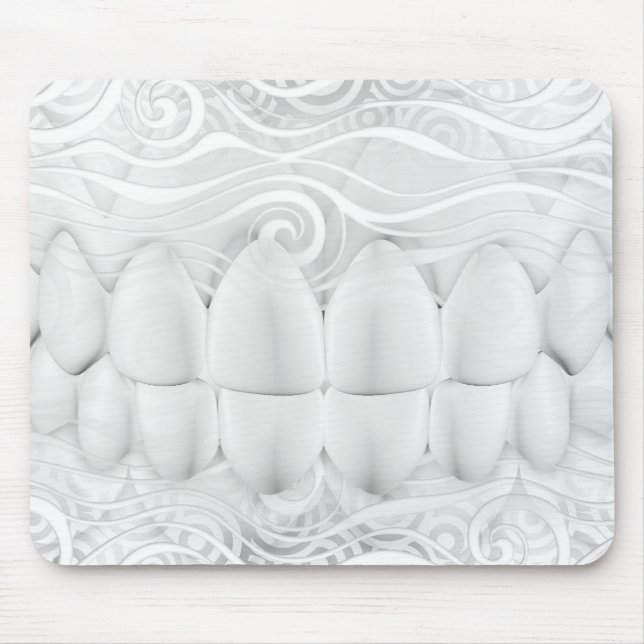 Alfombrilla De Ratón Mousepad, el dentista de la sonrisa blanca perfect (Frente)