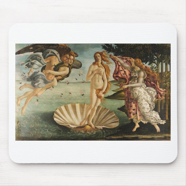 Alfombrilla De Ratón Mousepad El nacimiento de Venus Sandro Botticelli (Frente)