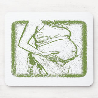 Alfombrilla De Ratón Mousepad embarazada