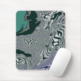 Alfombrilla De Ratón Mousepad "Emerald Marble Flow"