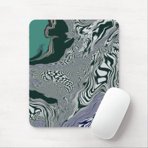 Alfombrilla De Ratón Mousepad "Emerald Marble Flow"