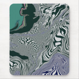 Alfombrilla De Ratón Mousepad "Emerald Marble Flow"