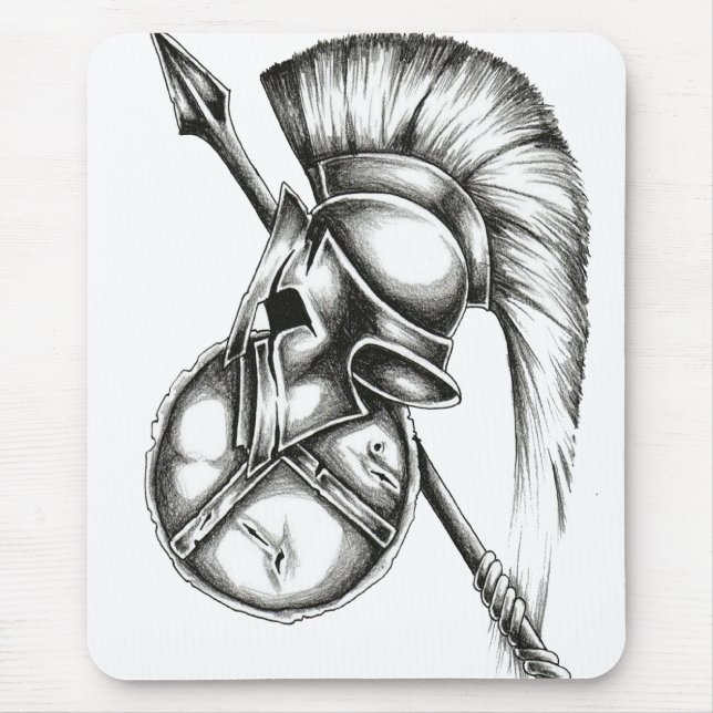Alfombrilla De Ratón mousepad espartano (Frente)