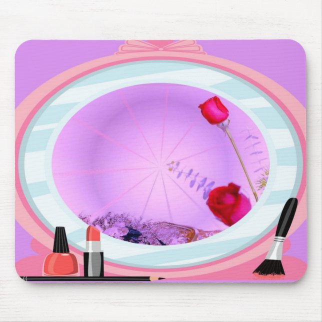 Alfombrilla De Ratón Mousepad Espejo de Belleza (Frente)