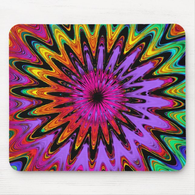 Alfombrilla De Ratón Mousepad espiral abstracto moderno (Frente)