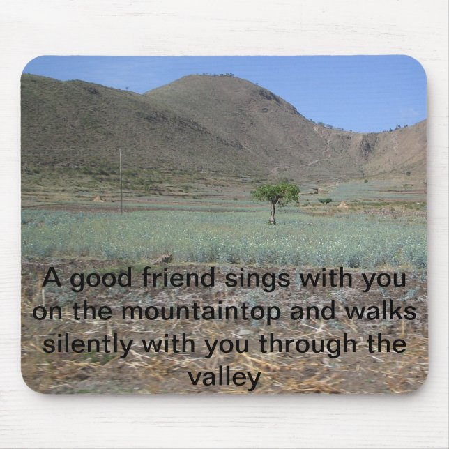 Alfombrilla De Ratón Mousepad etíope de las montañas (Frente)