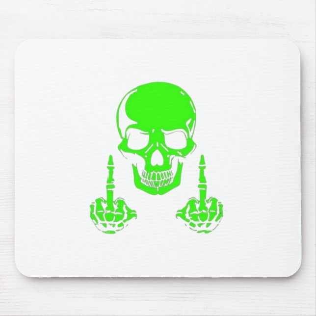 Alfombrilla De Ratón Mousepad exclusivo caveira verde !! (Frente)