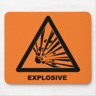 Alfombrilla De Ratón Mousepad explosivo