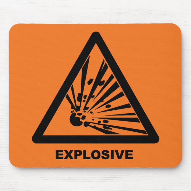 Alfombrilla De Ratón Mousepad explosivo (Frente)