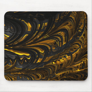 Alfombrilla De Ratón Mousepad - F1488 "Black Gold Flow" 1