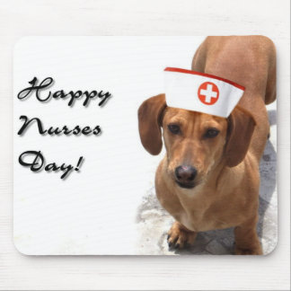 Alfombrilla De Ratón Mousepad feliz del Dachshund del día de las