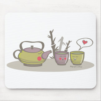Alfombrilla De Ratón mousepad feliz del té