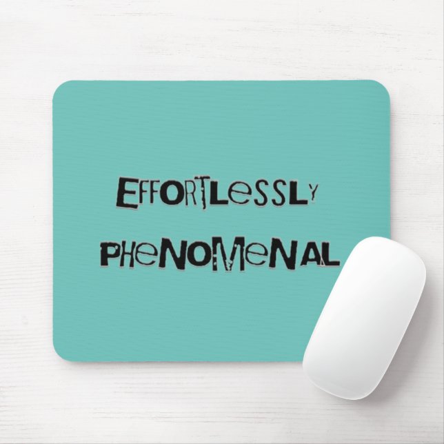 Alfombrilla De Ratón Mousepad fenomenal sin esfuerzo (Con ratón)
