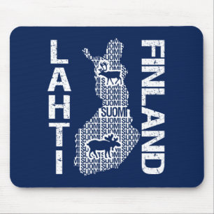 Alfombrilla De Ratón Mousepad FINLAND MAP - Lahti