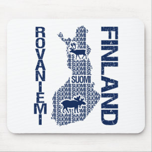 Alfombrilla De Ratón Mousepad FINLAND MAP - Rovaniemi