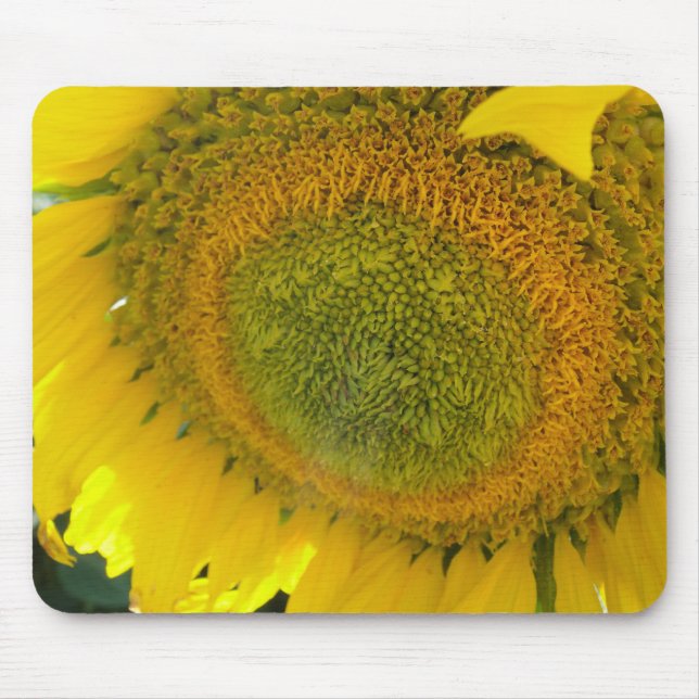 Alfombrilla De Ratón Mousepad: Flor de girasol (Frente)