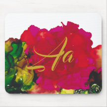 Mousepad "Flor magenta"