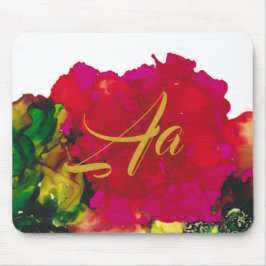 Alfombrilla De Ratón Mousepad "Flor magenta"
