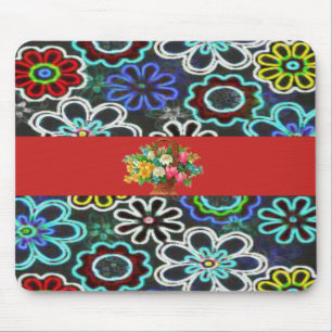 Alfombrilla De Ratón Mousepad Floral