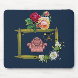 Alfombrilla De Ratón Mousepad Floral