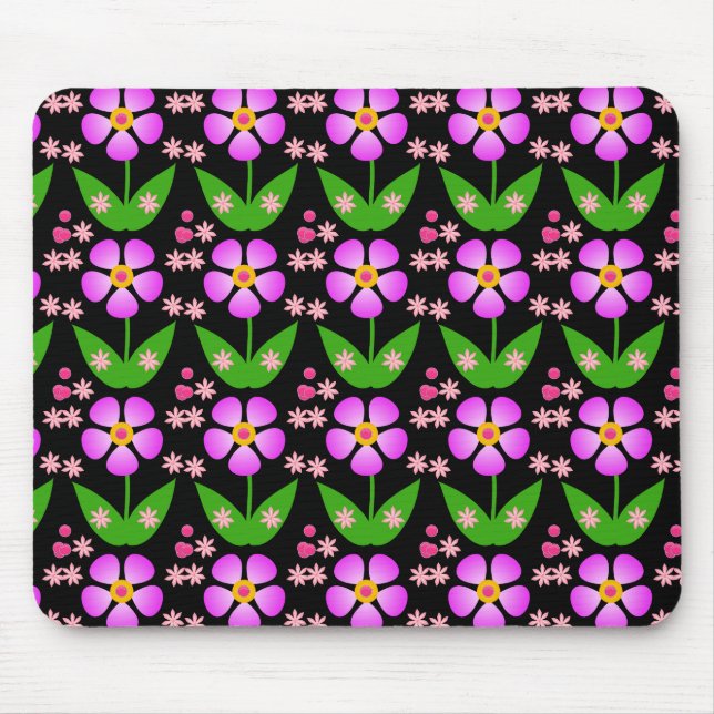 Alfombrilla De Ratón Mousepad Floral (Frente)