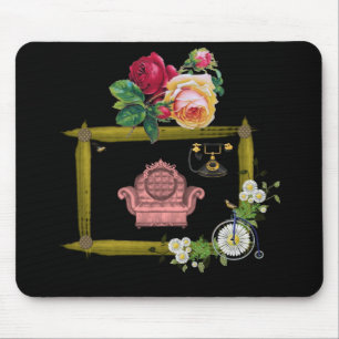 Alfombrilla De Ratón Mousepad Floral
