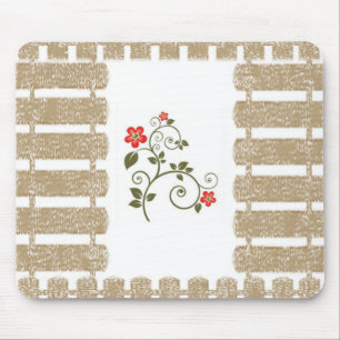 Alfombrilla De Ratón Mousepad Floral