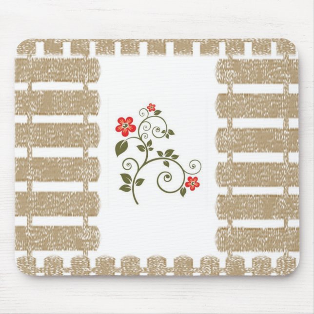 Alfombrilla De Ratón Mousepad Floral (Frente)