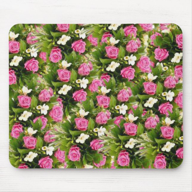 Alfombrilla De Ratón Mousepad Floral (Frente)