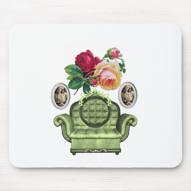 Alfombrilla De Ratón Mousepad Floral (Frente)