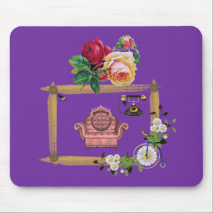 Alfombrilla De Ratón Mousepad Floral