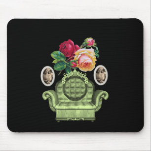 Alfombrilla De Ratón Mousepad Floral