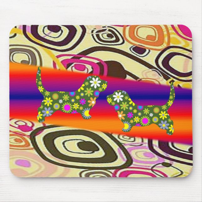 Alfombrilla De Ratón Mousepad Floral (Frente)