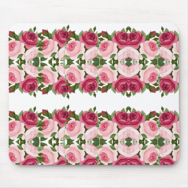 Alfombrilla De Ratón Mousepad Floral (Frente)