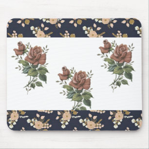 Alfombrilla De Ratón Mousepad Floral