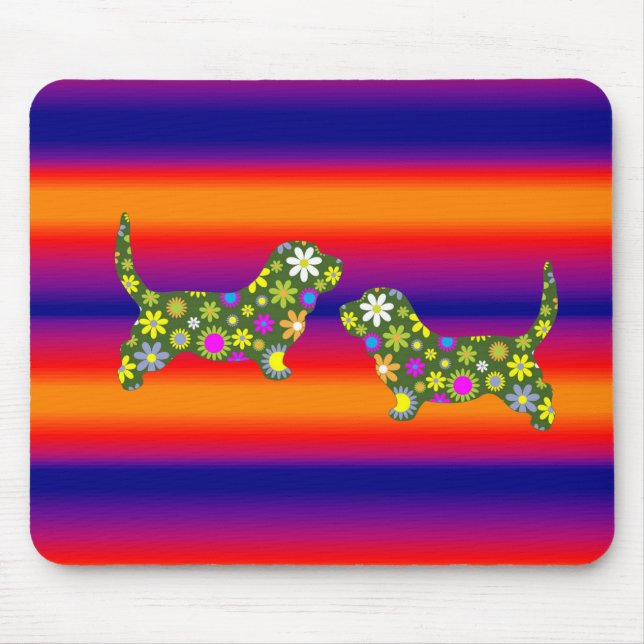Alfombrilla De Ratón Mousepad Floral (Frente)