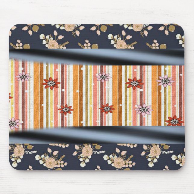 Alfombrilla De Ratón Mousepad Floral (Frente)