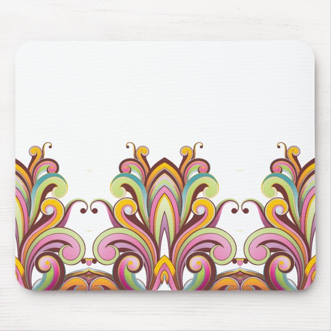 Alfombrilla De Ratón Mousepad Floral (Frente)