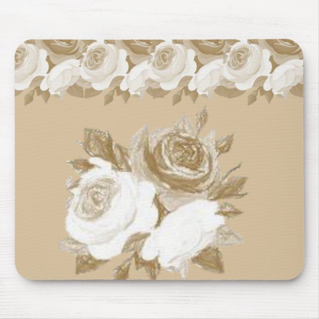 Alfombrilla De Ratón Mousepad Floral (Frente)