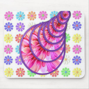 Alfombrilla De Ratón Mousepad Floral