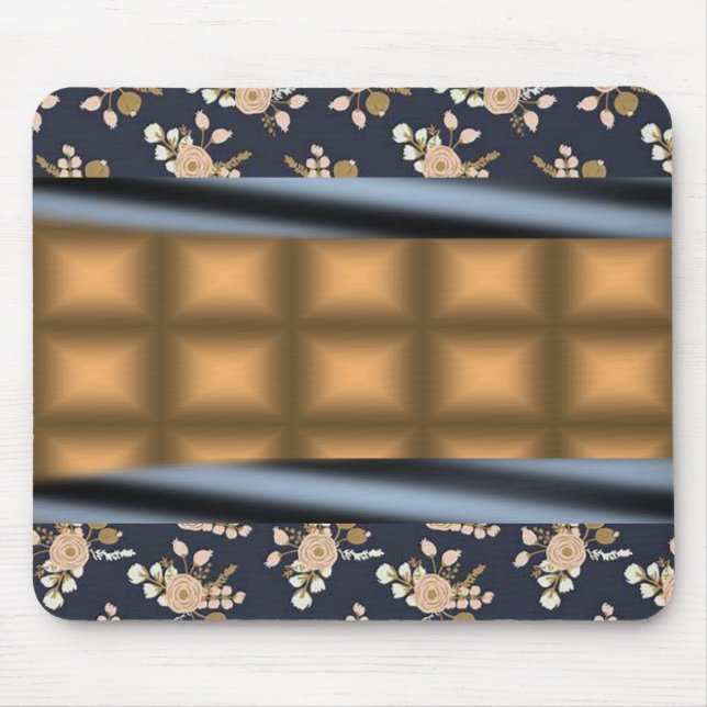 Alfombrilla De Ratón Mousepad Floral (Frente)