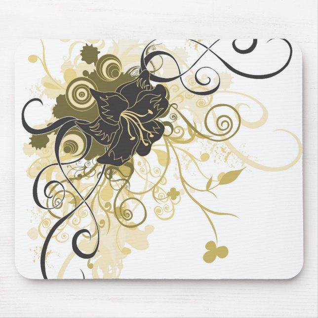 Alfombrilla De Ratón Mousepad floral (Frente)