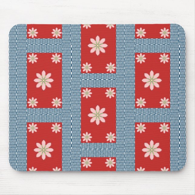 Alfombrilla De Ratón Mousepad Floral (Frente)
